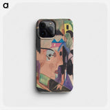 Self-Portrait - Ernst Ludwig Kirchner Phone Case.