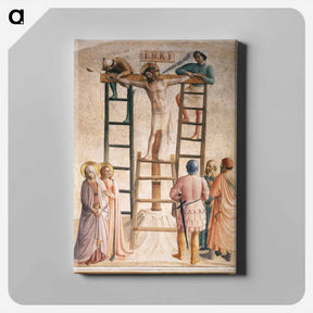 アートパネル-Nailing of Christ to the Cross - フラ アンジェリコ Canvas.