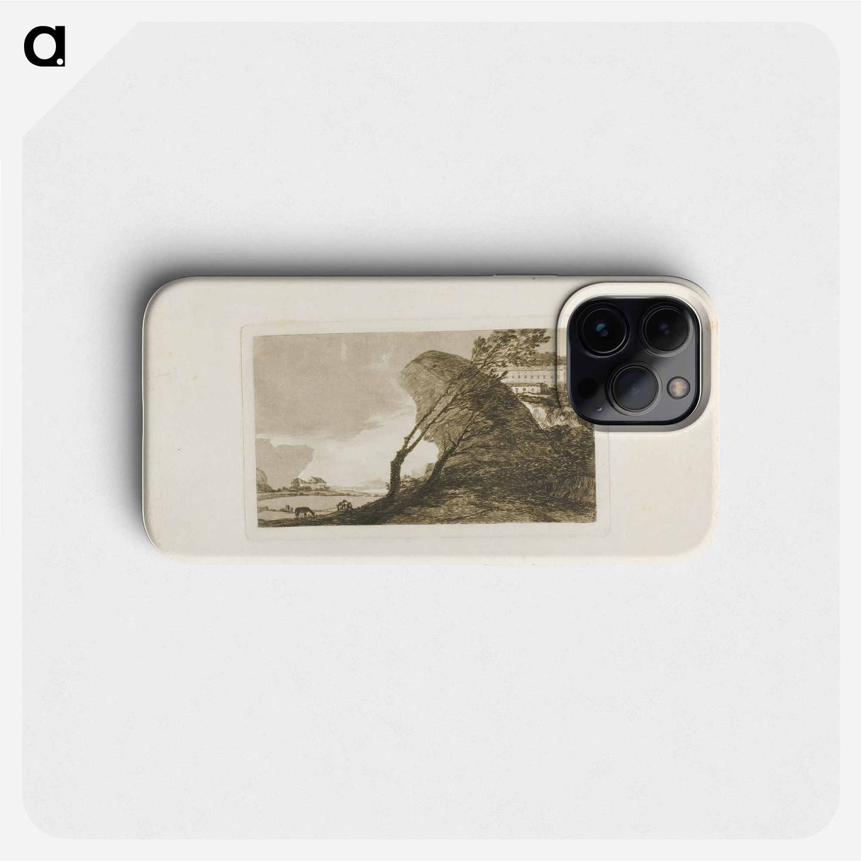 The Big Rock - Francisco de Goya Phone Case.