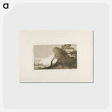 アートポストカード-The Big Rock - フランシスコ デ ゴヤ Postcard.