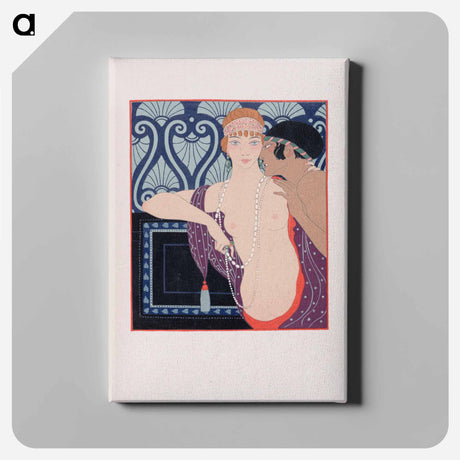 アートパネル-Les Trois Beautes de Mnasidika - ジョージ バービエ Canvas.