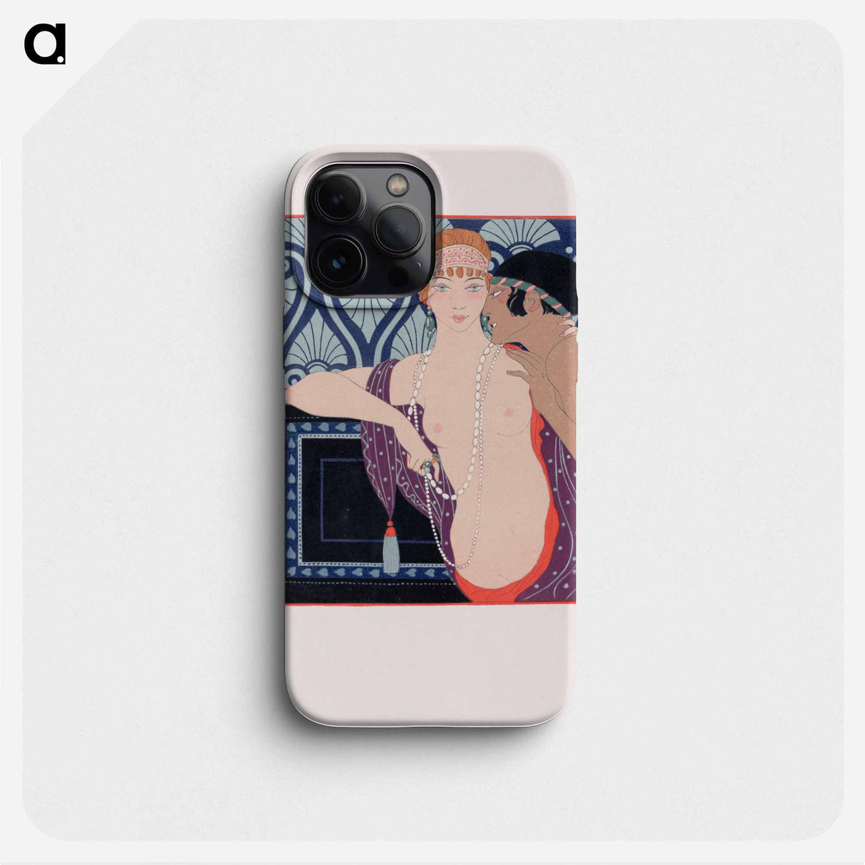 Les Trois Beautes de Mnasidika - ジョルジュ バルビエ Phone Case.