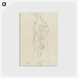 アートポストカード-Portrait of a Woman - グスタフ クリムト Postcard.