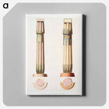 アートパネル-Amenhotep III's Columns at Thebes
 - エジプト美術史 Canvas.