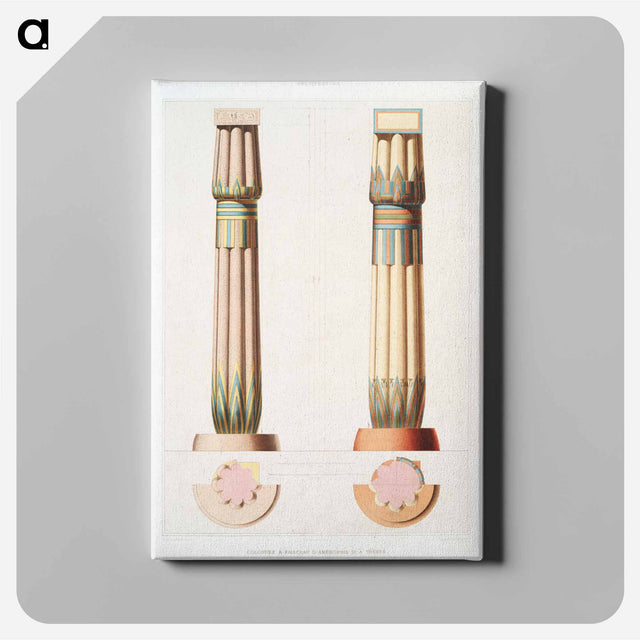 アートパネル-Amenhotep III's Columns at Thebes
 - エジプト美術史 Canvas.