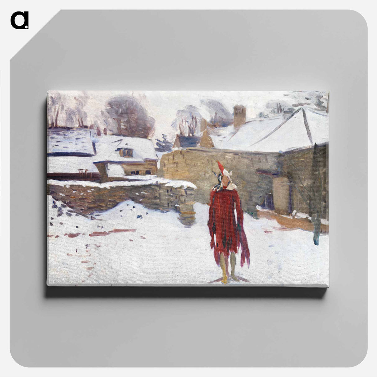 Mannikin in the Snow - John Singer Sargent Canvas.