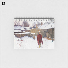 アートメモ帳-Mannikin in the Snow - ジョン シンガー サージェント Memo.