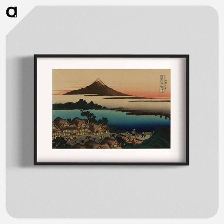 アートポスター-Dawn at Isawa in Kai Province - 葛飾 北斎 Poster.