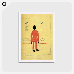 アートポストカード-Turkish Soldier - カジミール マレーヴィチ Postcard.