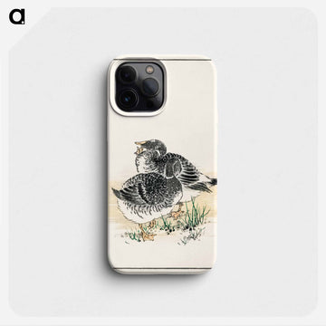 Black Brant Illustration
 - 鳥類図鑑 Phone Case.