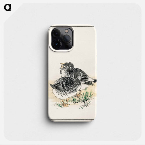 Black Brant Illustration
 - 鳥類図鑑 Phone Case.