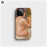 Nude from the Back - Pierre Auguste Renoir Phone Case.