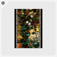 アートポストカード-Hollyhocks and Window
 - セントルイス美術館 Postcard.