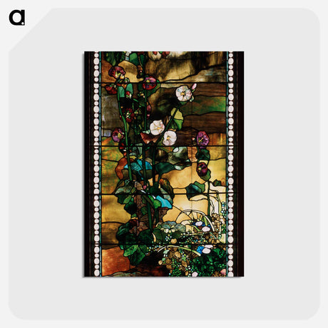 アートポストカード-Hollyhocks and Window
 - セントルイス美術館 Postcard.