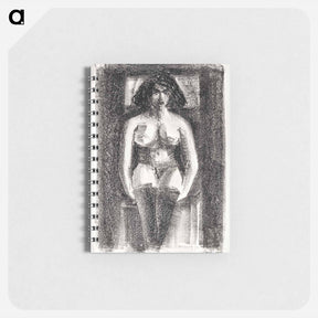 アートメモ帳-Seated Nude with Stockings
 - サミュエル ジェスルン Memo.