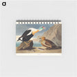 アートメモ帳-King Duck from Birds of America
 - アメリカの鳥たち Memo.