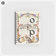 アートメモ帳-Guide for Constructing the Letters o and p from Mira Calligraphiae Monumenta or The Model Book of Calligraphy
 - 書道のお手本 Memo.