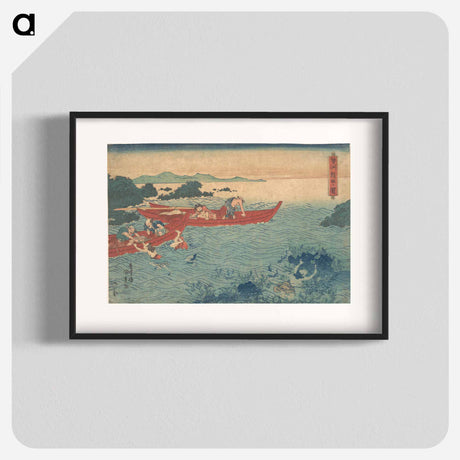 アートポスター-Seishu Awabi-tori no Zu
 - 歌川 国貞 Poster.