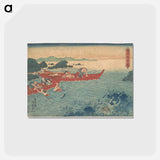 アートポストカード-Seishu Awabi-tori no Zu
 - 歌川 国貞 Postcard.