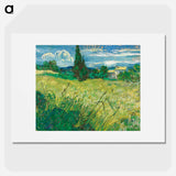 Green Field - Vincent van Gogh Poster.