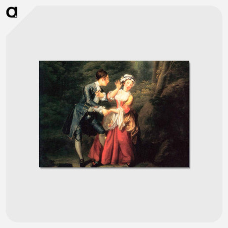 アートポストカード-Before - ウィリアム ホガース Postcard.