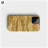 Tile Design–Processing Angels – William Morris Phone Case.