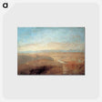 アートポストカード-Hill Town on the Edge of the Campagna - ウィリアム ターナー Postcard.