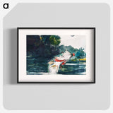 Life-Size Black Bass - Winslow Homer Poster.