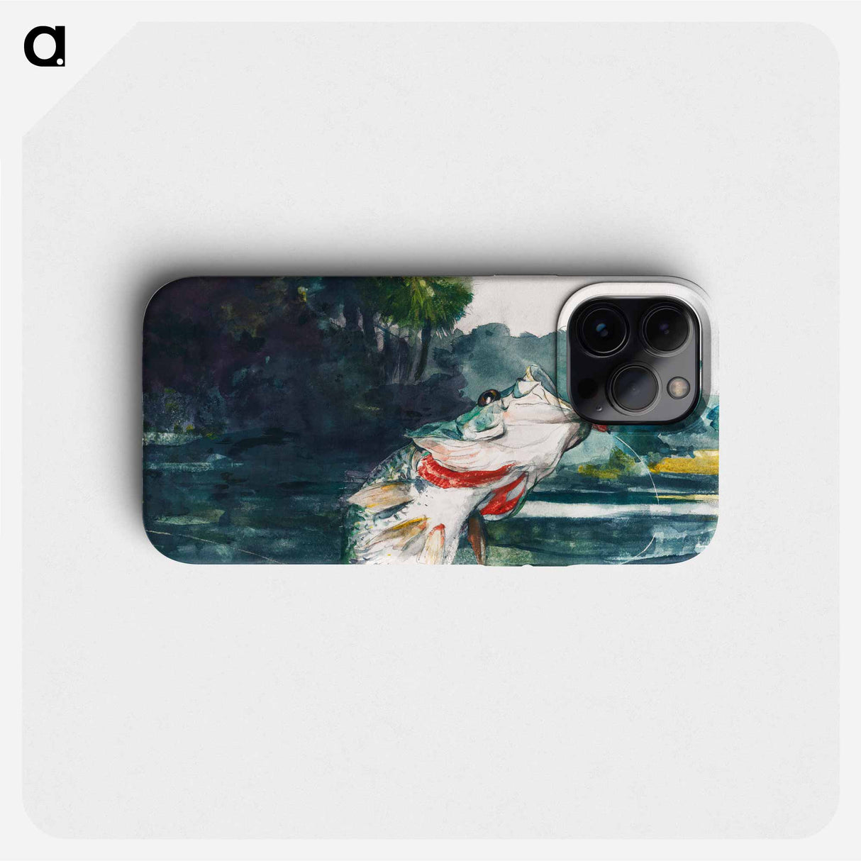 Life-Size Black Bass - Winslow Homer Phone Case.