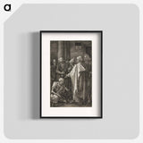 St. Peter and St. John Healing the Cripple - アルブレヒト デューラー Poster.