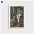 アートポストカード-St. Peter and St. John Healing the Cripple - アルブレヒト デューラー Postcard.