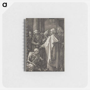 アートメモ帳-St. Peter and St. John Healing the Cripple - アルブレヒト デューラー Memo.