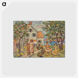 アートポストカード-Beach and Two Houses
 - バーンズ・コレクション Postcard.
