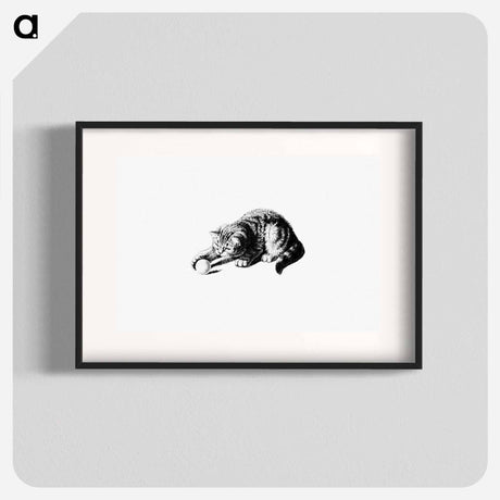 アートポスター-Playful Cat
 - 大英図書館 Poster.