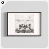 La Vache - カミーユ ピサロ Poster.