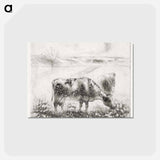 アートポストカード-La Vache - カミーユ ピサロ Postcard.