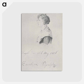 アートポストカード-Caroline Sponholz - カスパー ダーヴィト フリードリヒ Postcard.