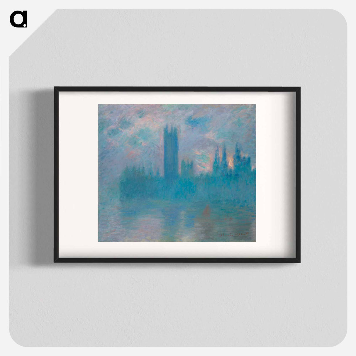 Houses of Parliament - Claude Monet Poster.