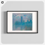 Houses of Parliament - Claude Monet Poster.