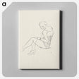アートパネル-Seated Semi-Nude Woman
 - クリーブランド美術館 Canvas.