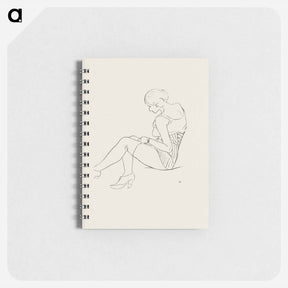 アートメモ帳-Seated Semi-Nude Woman
 - クリーブランド美術館 Memo.