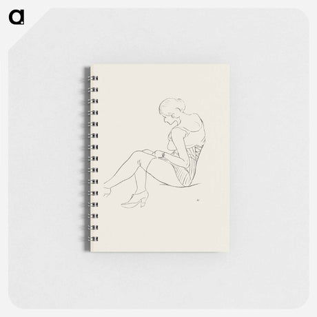 アートメモ帳-Seated Semi-Nude Woman
 - クリーブランド美術館 Memo.