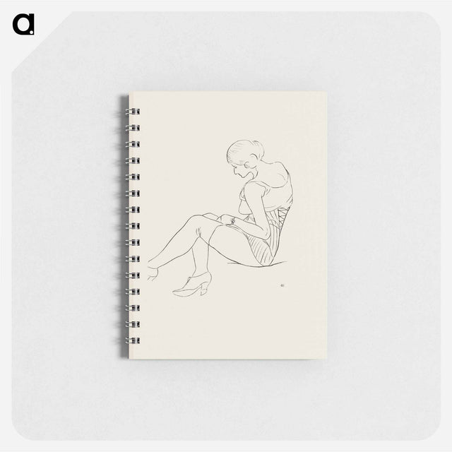 アートメモ帳-Seated Semi-Nude Woman
 - クリーブランド美術館 Memo.