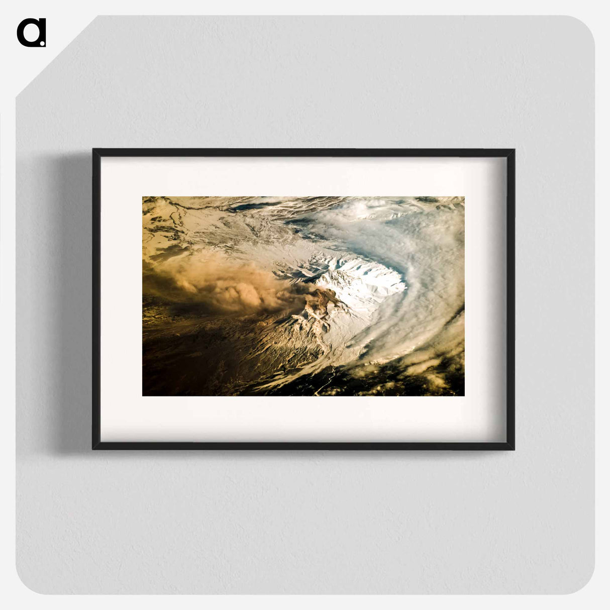 アートポスター-Shiveluch Volcano Plume, Kamchatka
 - 上空からの地球 Poster.