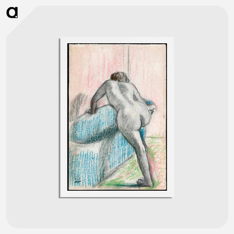アートポストカード-The Bath - エドガー ドガ Postcard.