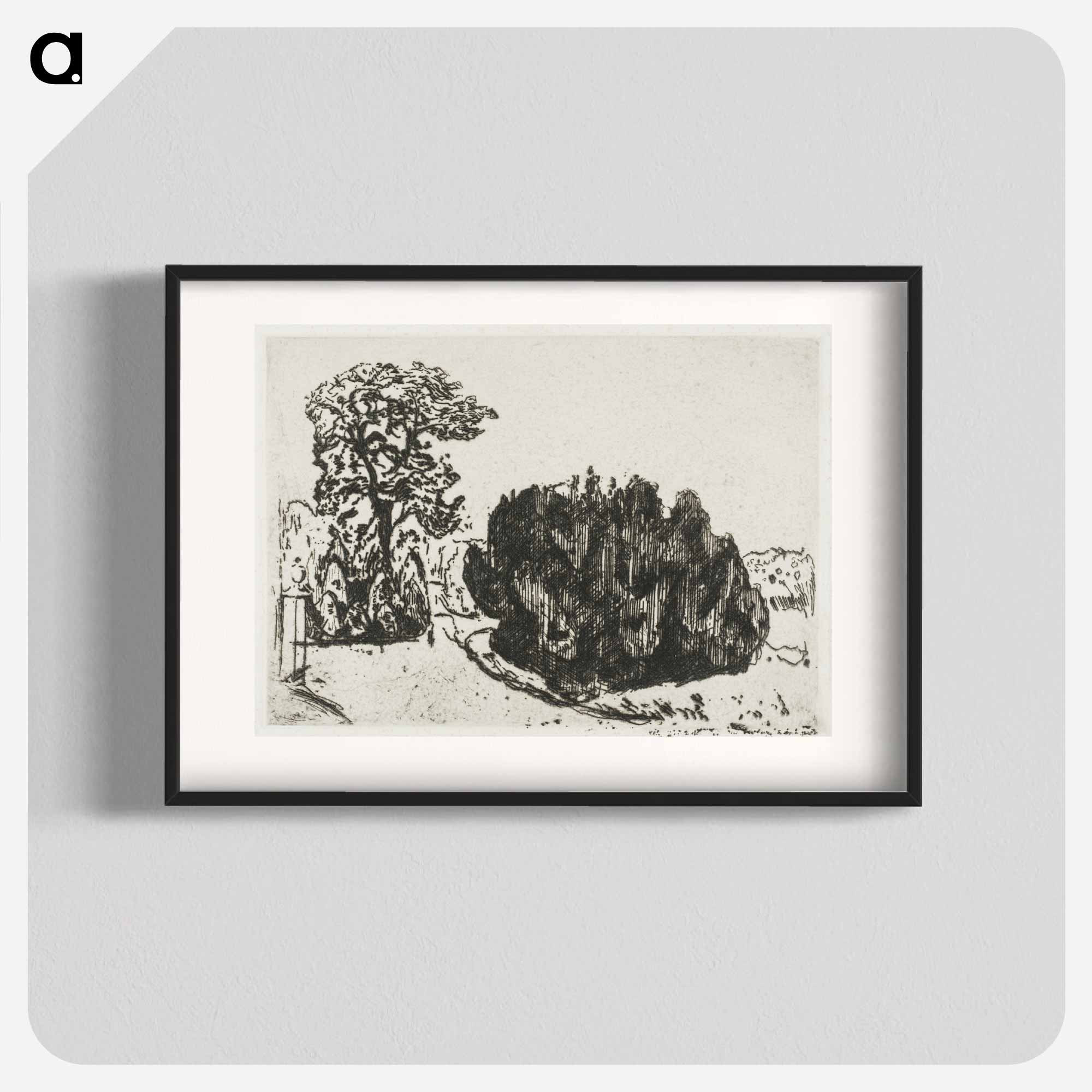 鉛筆画「To the shore」 B5大サイズ 販売商品 - ぶひ'ず わーるど