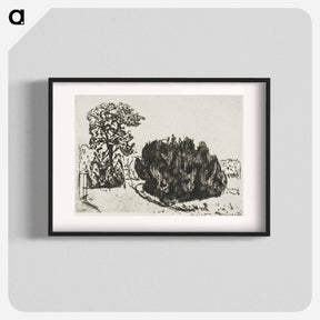 アートポスター-Evening in the Park - エドヴァルド ムンク Poster.