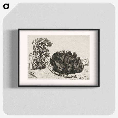 アートポスター-Evening in the Park - エドヴァルド ムンク Poster.