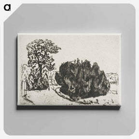 アートパネル-Evening in the Park - エドヴァルド ムンク Canvas.