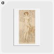 アートポストカード-The Angels of the Hierarchy: Male Nude: Imago Dei - エドワード バーン ジョーンズ Postcard.